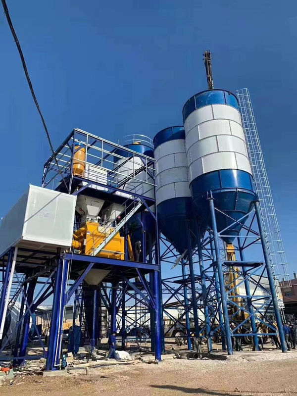 ISO90001 180CBM/H 콘크리트 배치 플랜트 트윈 샤프트 파운데이션 무료