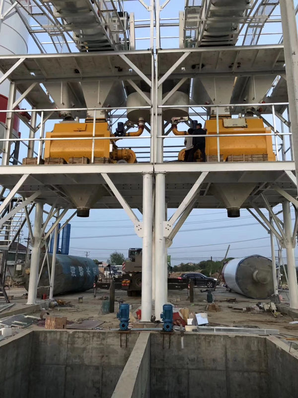 JS3000 믹서를 가진 이동할 수 있는 수용량 150m3 260KW 이동할 수 있는 일괄 처리 공장