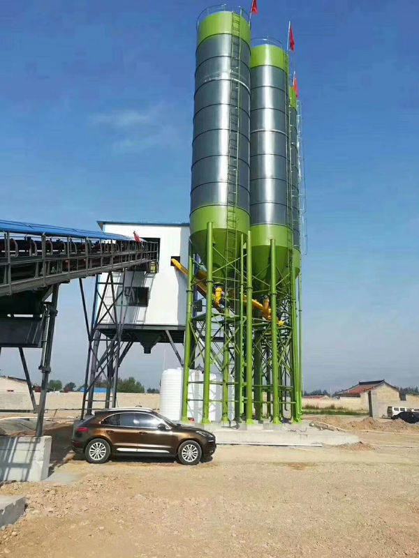 자동 통제 HZS50 구체적인 일괄 처리 공장, 고쳐지는 전기 시멘트 믹서