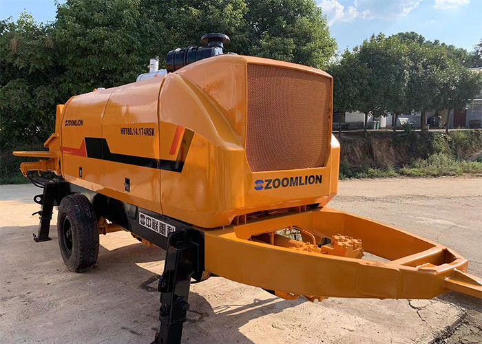 14/8 MPa Zoomlion 재생 시멘트 펌프 HBT8014174RSU 트레일러 펌프