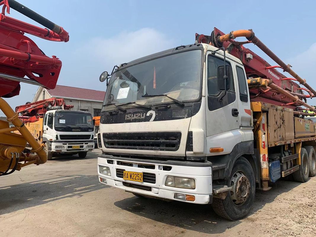 Putzmeister 재생되지 않은 Beton 펌프 사용 시멘트 트럭 붐 Puming Car 42 미터