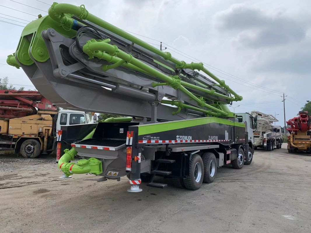 Zoomlion 리뉴얼 Beton 펌프 52M 중고 트럭 Actros 4141 콘크리트 펌핑