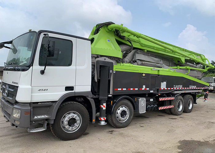 Zoomlion 리뉴얼 Beton 펌프 52M 중고 트럭 Actros 4141 콘크리트 펌핑