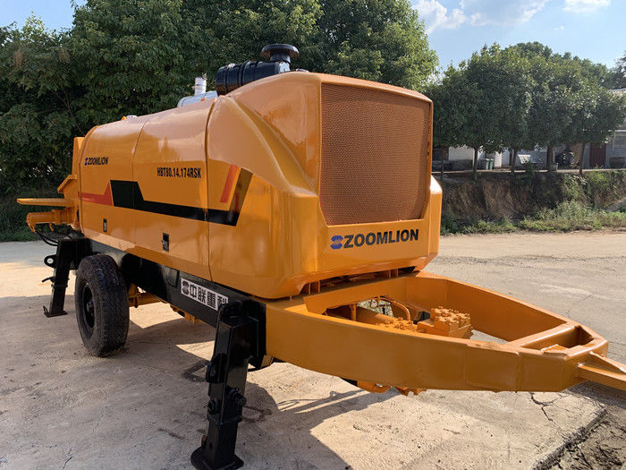 Zoomlion 콘크리트 펌프 HBT 8014 리뉴얼 2012년 오렌지 색상