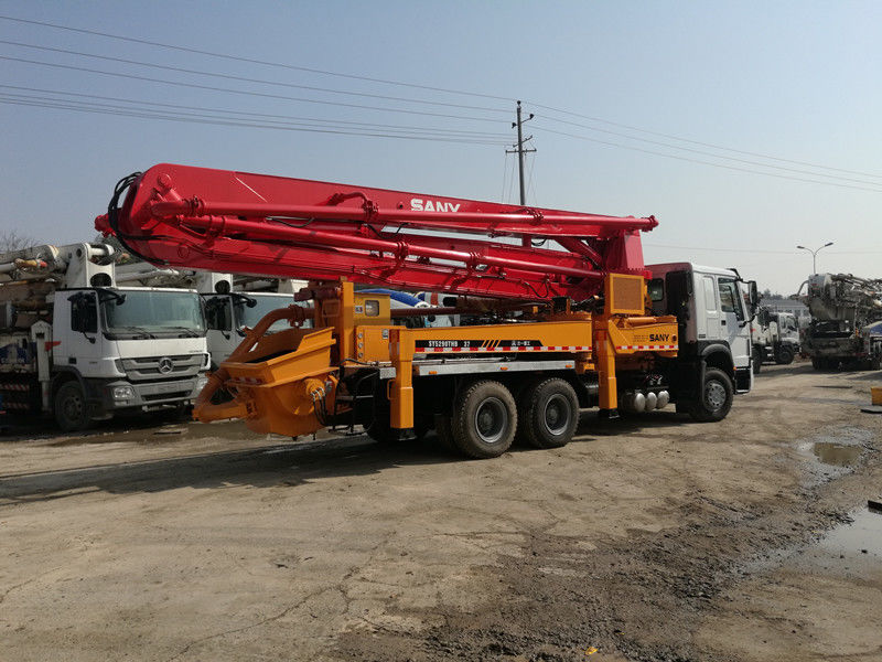 Howo 새로운 포좌 Sany 건설을 위한 초침 트럭 37 미터