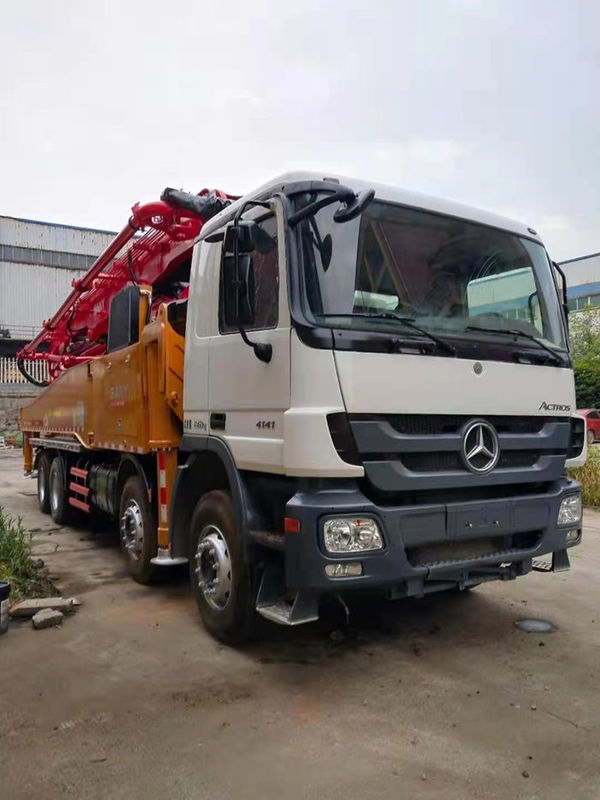 Sany 52 미터 벤츠 2012 년 건설용 콘크리트 펌프 트럭 사용