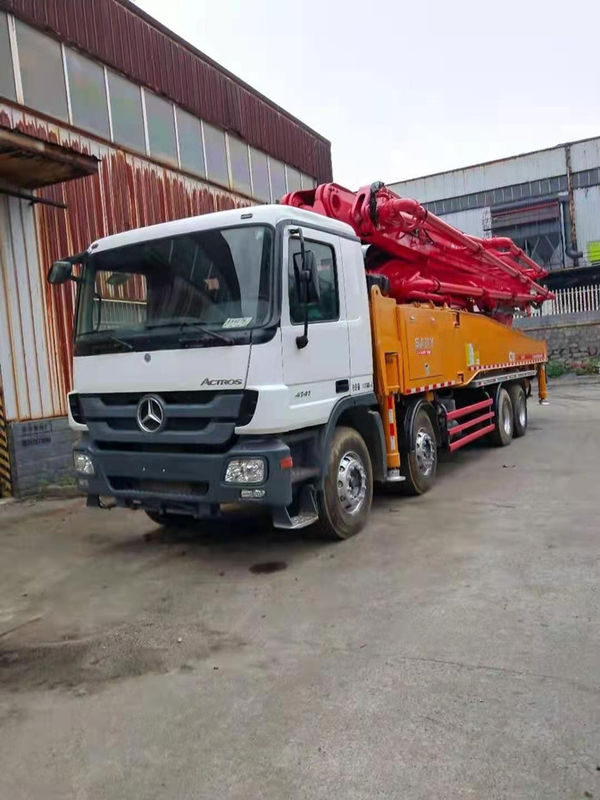 Sany 52 미터 벤츠 2012 년 건설용 콘크리트 펌프 트럭 사용