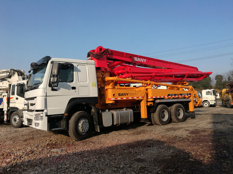 Sany 구체적인 두는 붐은 구체적인 펌핑 트럭 Beton 펌프 기계 37m를 갱신했습니다