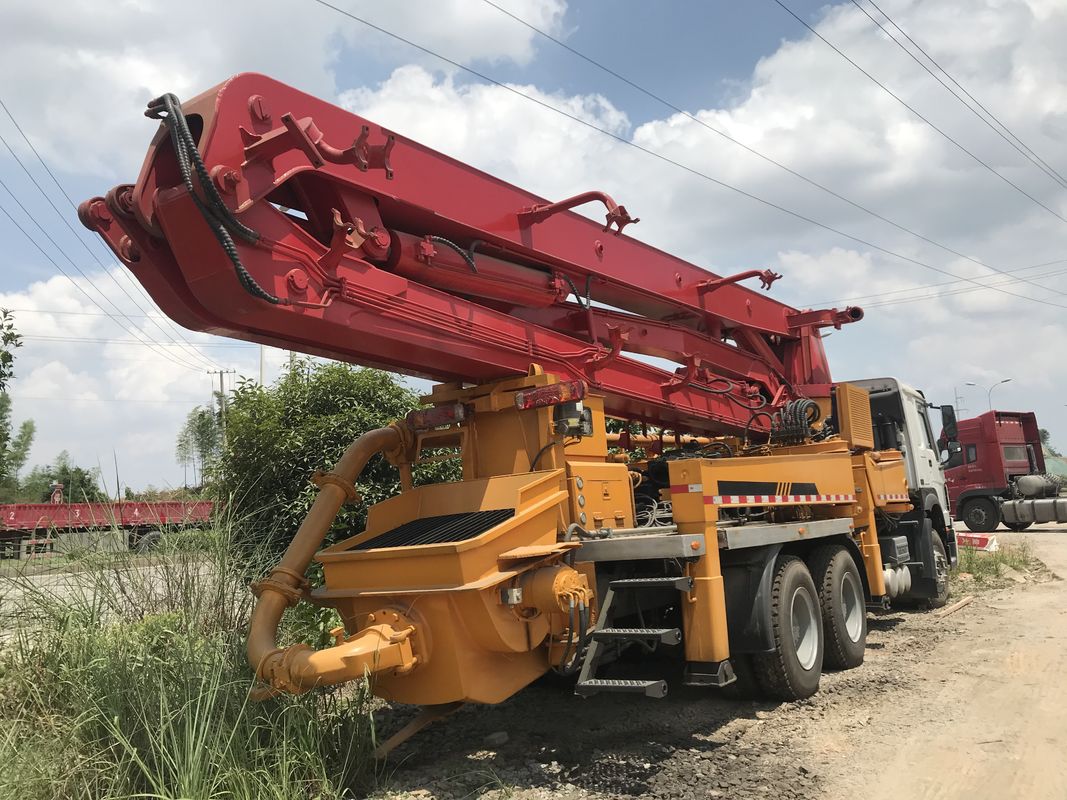 Sany 구체적인 두는 붐은 구체적인 펌핑 트럭 Beton 펌프 기계 37m를 갱신했습니다
