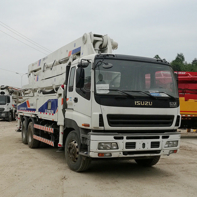 새로 단장한 Zoomlion 4RZ 중고 트럭 Isuzu 섀시 37m 120m3/H