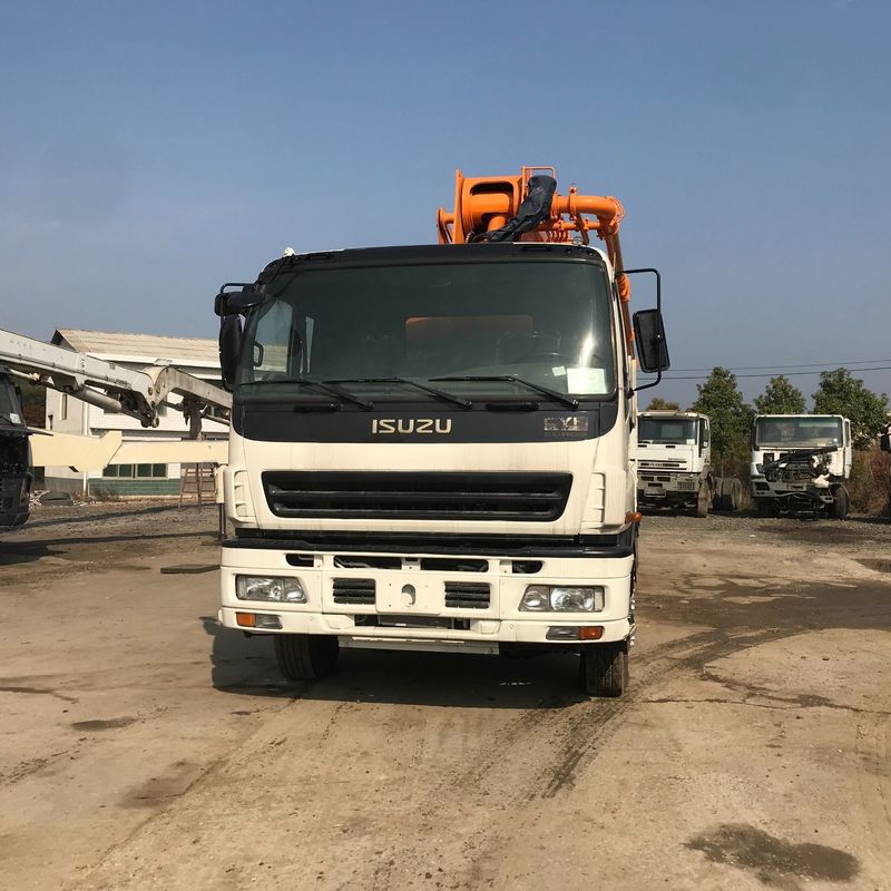 8*4 Zoomlion 구체 펌프 트럭은 Beton 펌프 Isuzu 포좌 50m 160m3/H를 갱신했습니다