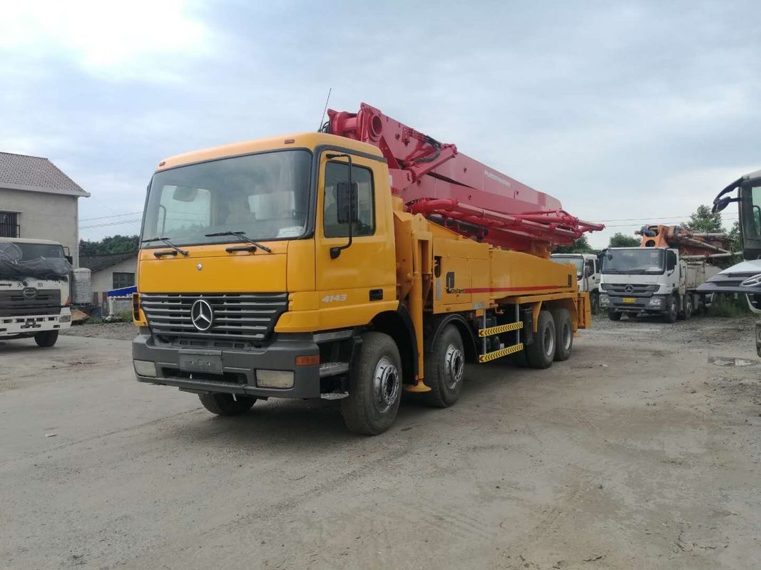 Putzmeister 42m 벤츠 초침 구체 펌프 트럭 140m3/H 290kw