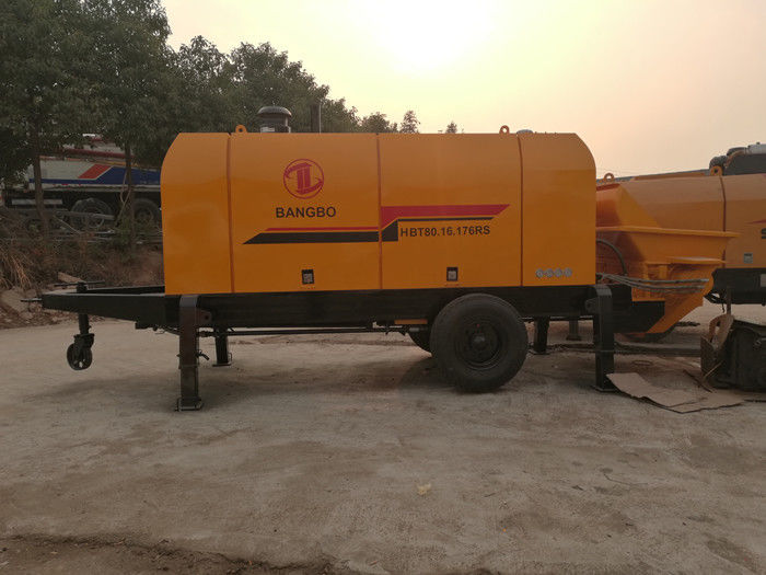 시공을 위한 헤테로바이폴러 트랜지스터 80 새로운 콘크리트 펌프 176 kw 분명한 이동 소방펌프