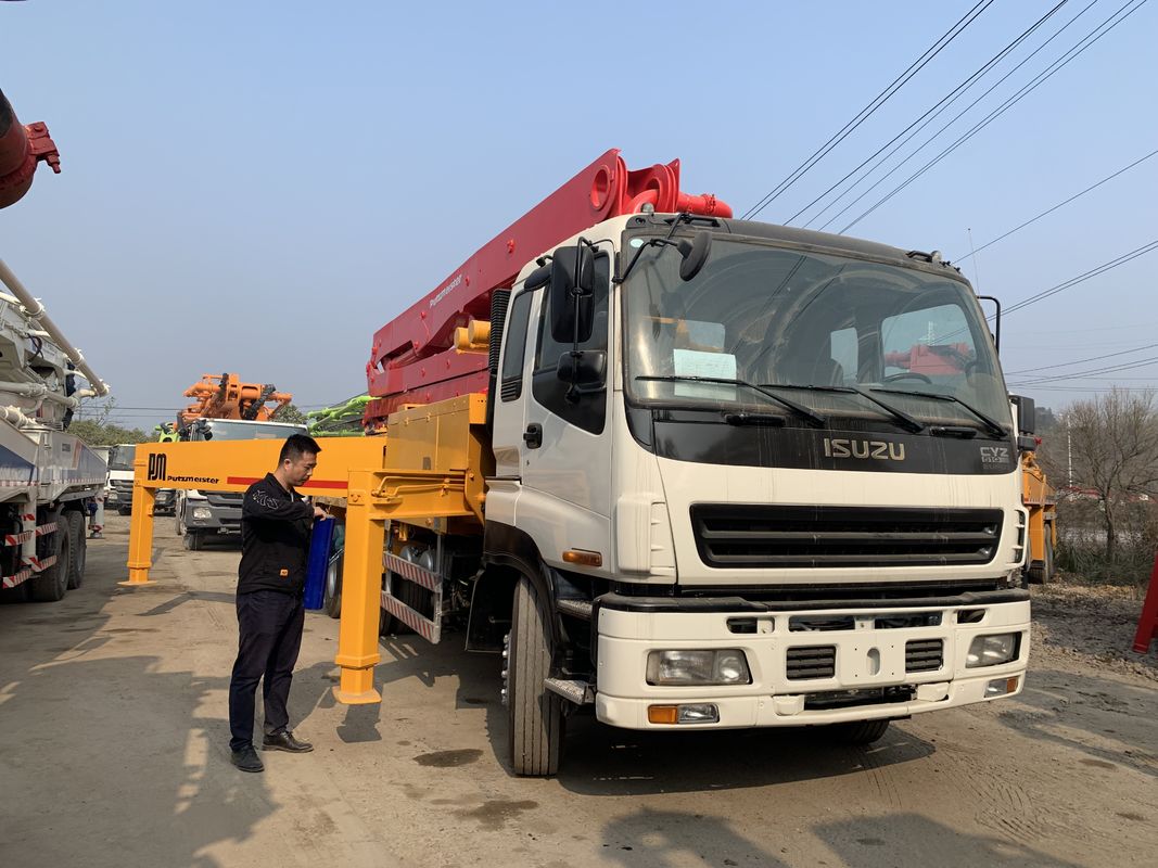 독일 PM 과중한 업무 140m3/H 38m 붐 콘크리트 트럭