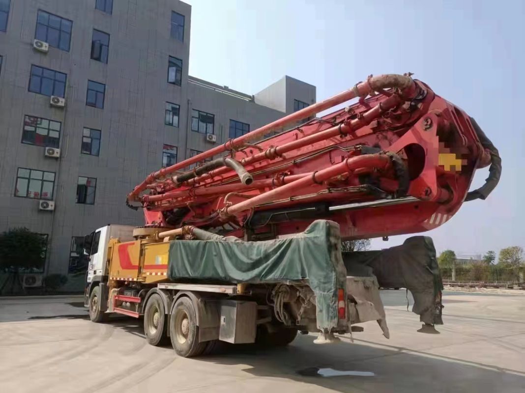 사용된 2019년 새니 C10 벤츠 52m 분명한 붐 펌프 트럭