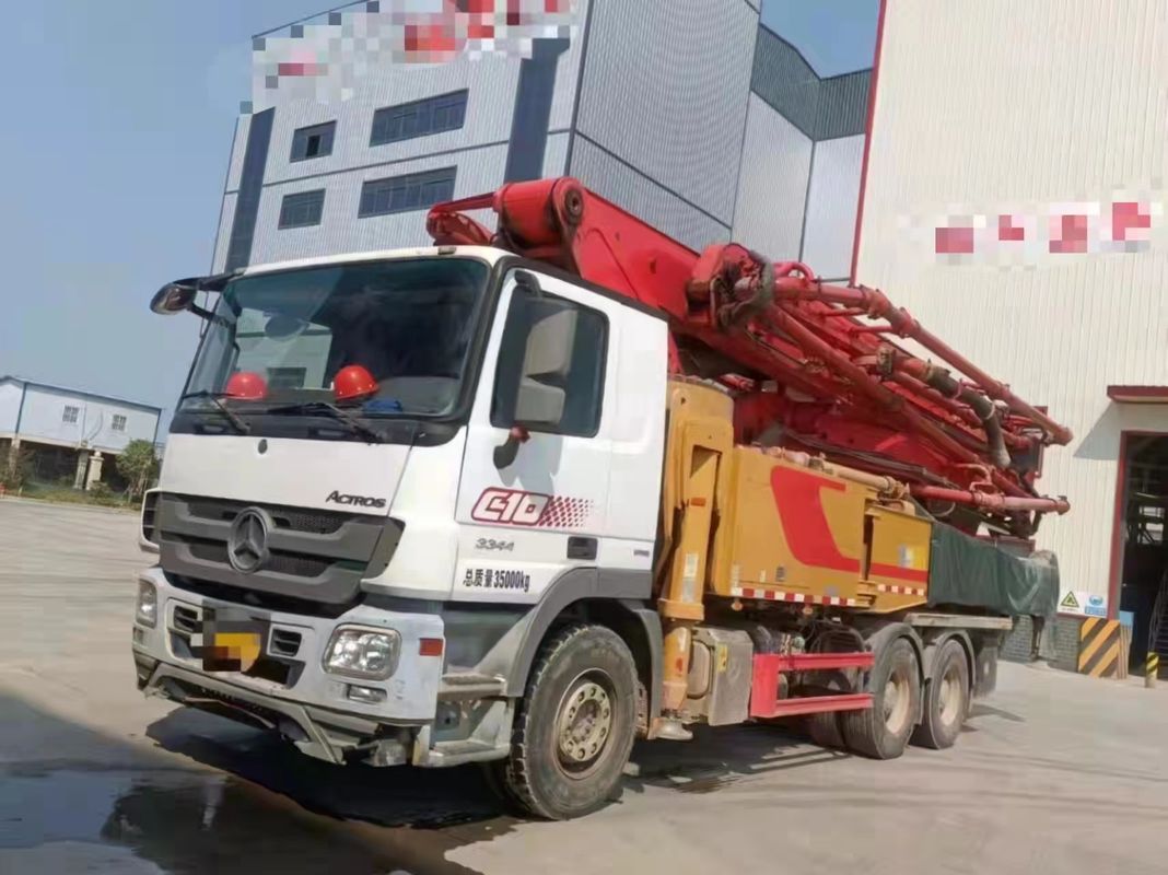 SY 52m 붐 베톤 펌프는 콘크리트 펌프 트럭을 재제조했습니다