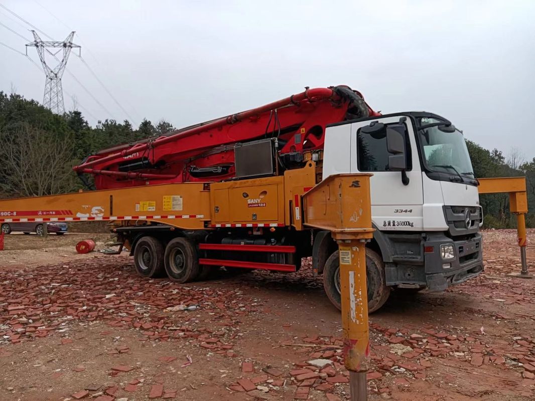 간접인 2018년 49m 새니 콘크리트 펌프 트럭