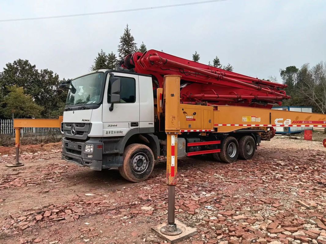 간접인 2018년 49m 새니 콘크리트 펌프 트럭