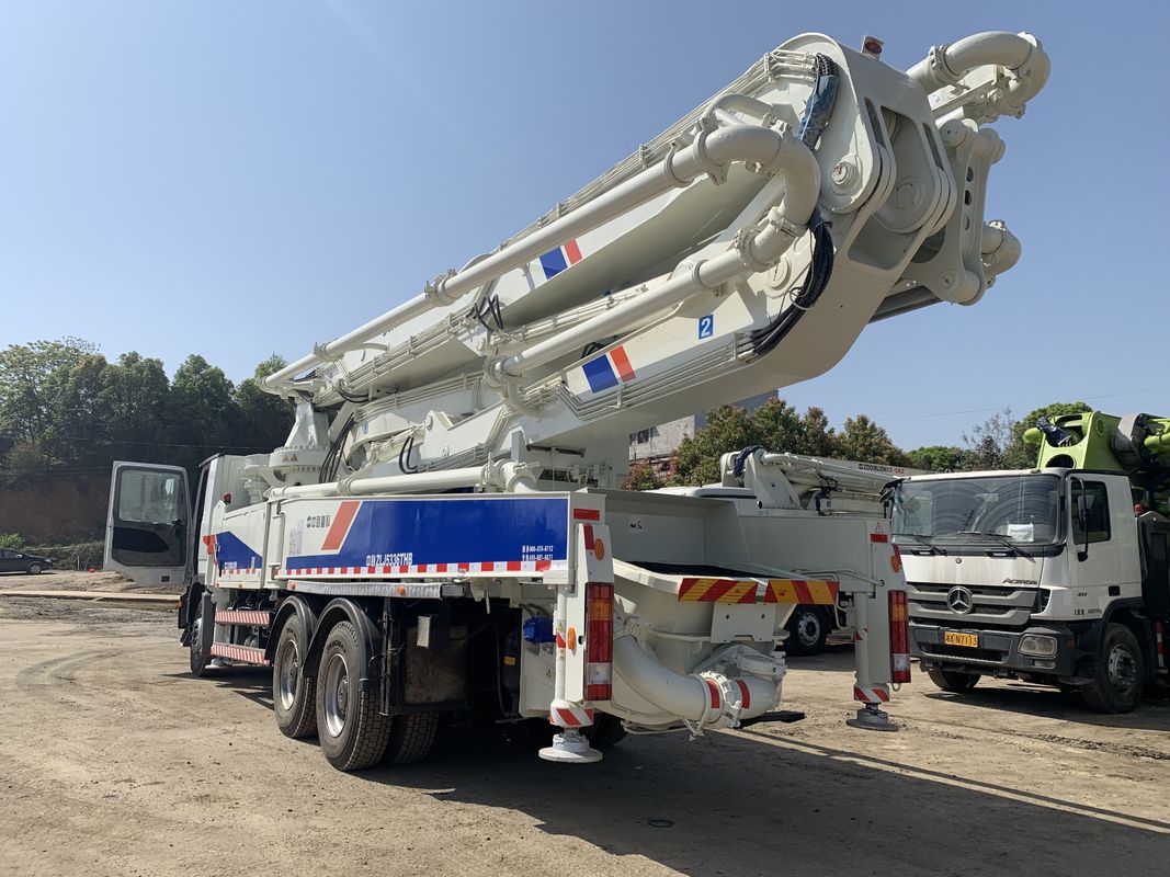 사용된 294KW 콘크리트 베톤 펌프, 3대 축 시멘트 붐 펌핑 기계