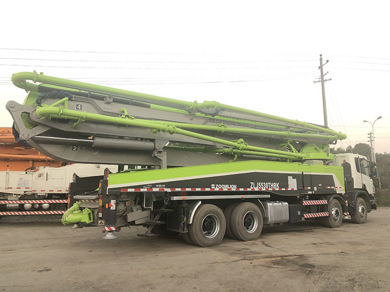 309KW 180M3/H 사용 콘크리트 선 펌프 트럭 56M 줌리언 ZLJ5430THBK