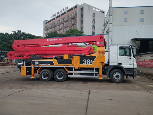 건설 기계 2012년 푸츠마이스터 38m 베톤 펌프 콘크리트 압송 사용 콘크리트 펌프 트럭